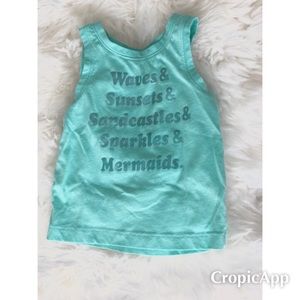 Cat & jack 12 Month bundle tank top& tiger romper